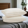Peace Nest 300TC Organic Cotton White Down Bed Pillow Medium Firm - 2 of 4