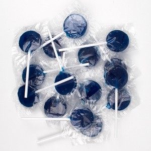 Just Candy Blue Flat Lollipops - 1 of 4