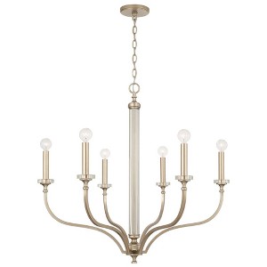 Capital Lighting Breigh 6 - Light Chandelier in  Brushed Champagne - 1 of 3