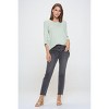 WEST K Women's Nora Ultrasoft V-neck Tunic with Long Sleeves and Front Seam Detail - 4 of 4