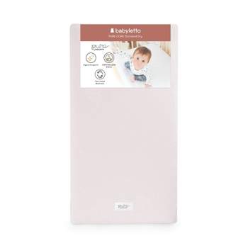 Babyletto Pure Core Non-Toxic Crib Mattress with Dry Waterproof Cover, Greenguard Gold Certified