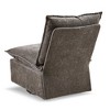 Okak Chenille 360 Degree Accent Swivel Chair with Removable Cushion Comfy Upholstered Single Sofa for Living Room Office Lounge - 3 of 4