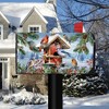 Briarwood Lane Winter Mailbox Cover  - Standard Size - Winter Birdhouse Gathering For Winter Mailbox Cover - 2 of 3