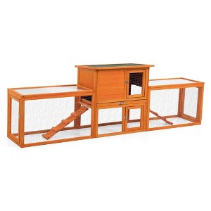Indoor rabbit Cages, Rabbit Hutch rabbit Hutch Large Rabbit Cage, Metal Rabbit Houses, Rabbit Houses And Hideouts, For Guinea Pig Rabbit Hideout - 1 of 4