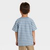 Toddler Boys' Short Sleeve Striped Jacquard T-Shirt - Cat & Jack™ - 2 of 3