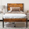 MAYEERTY Metal Platform Bed Frame - Mattress Foundation with Headboard and and Footboard, No Box Spring Needed with 800LBS Sturdy Wooden Slats Support - 3 of 4