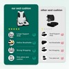 Snailax Memory Foam Office Chair Cushion with Lumbar Support Pillow to Improve Posture, Sciatica, Hip & Back Coccyx Tailbone Pain Relief - 230 - 3 of 4