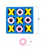 Gamie 5" Mini Travel Foam Tic Tac Toe Board Game (Pack of 24) - 3 of 4