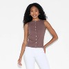 Women's Button-Front Tank Top - Wild Fable™ - 2 of 4