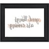 HomeRoots Good Things Are Coming Black Framed Print Wall Art - 4 of 4