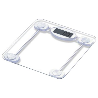 Taylor LCD Body Composition Scale, Gray Glass, 400lb Capacity