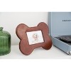Huntley Pet Leather Bone Shaped Picture Frame, 4x6 - 2 of 4