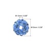 Unique Bargains Round Ball DIY Rhinestone Clay Beads for Jewelry Making 60 Pcs - 2 of 4