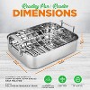 NutriChef 14" Roaster with Polished Rack - NCTURKSS78.5 - 3 of 4