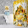 LunaLulinlk Bee Gnome Sunflower Shower Curtain - 2 of 3