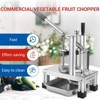 EcoSummer Commercial French Fry Cutter & Vegetable Chopper | Stainless Steel Dicer with 4 Replacement Blades for Potato & Onion. - 2 of 4