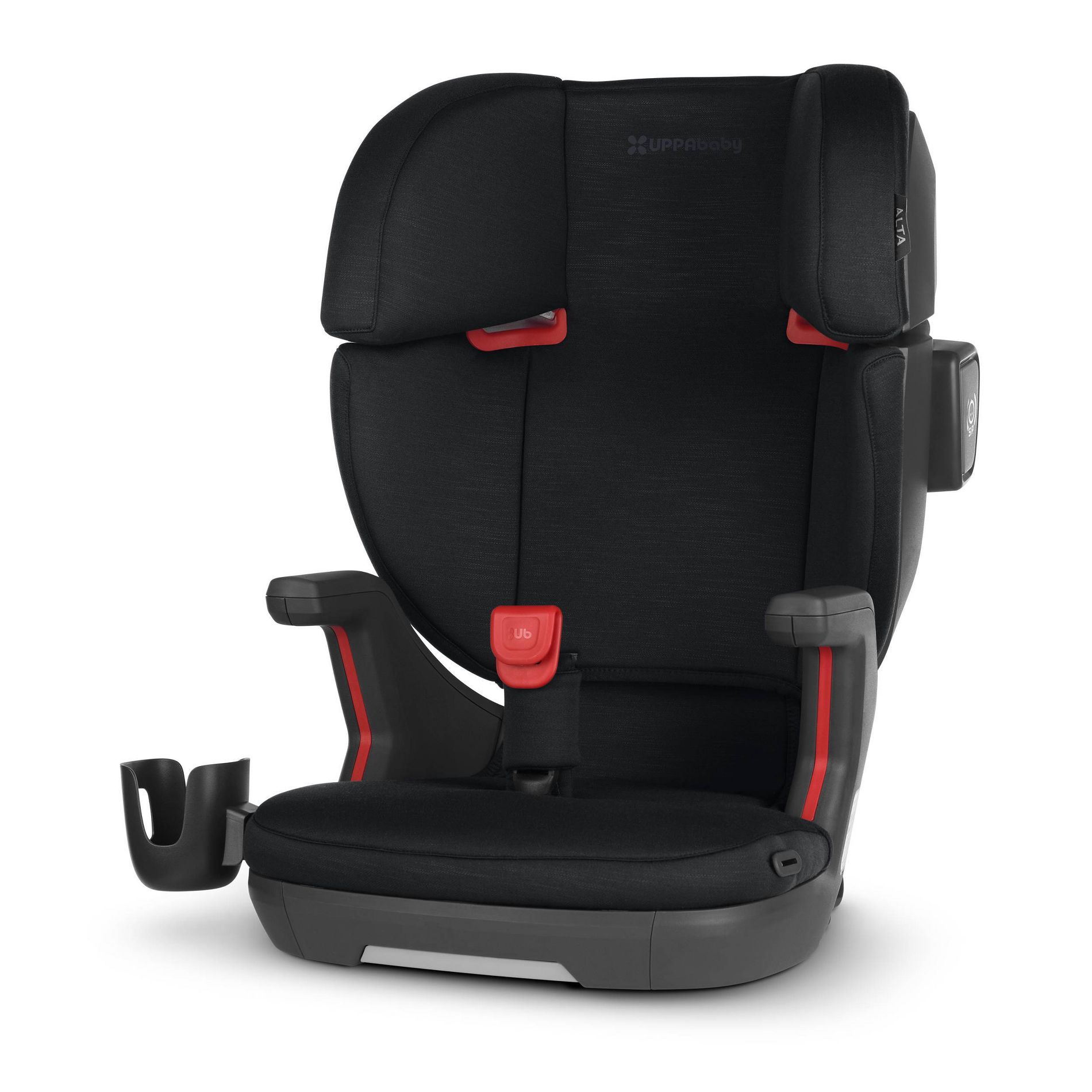 UPPAbaby Alta V2 High Back Booster Car Seat - Jake: 5-Point Harness, Forward Facing, LATCH Compatible, Cotton Material