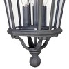 Minka Lavery Vintage Outdoor Wall Light Fixture Black 3-Light 27 3/4" Beveled Clear Glass for Post Exterior Deck Porch Yard Patio - 3 of 3