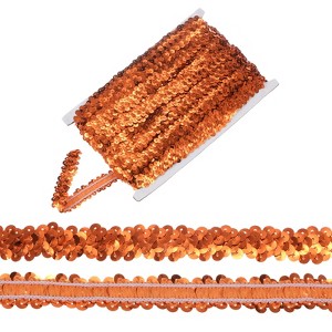 Unique Bargains Elastic PVC Durable Sequins Flat Paillette Sequin Trim 1 Pc - 1 of 4