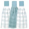 John Ritzenthaler Co. Ritz 3-Pack Solid and Multi Check Tie Towel Set - 2 of 4
