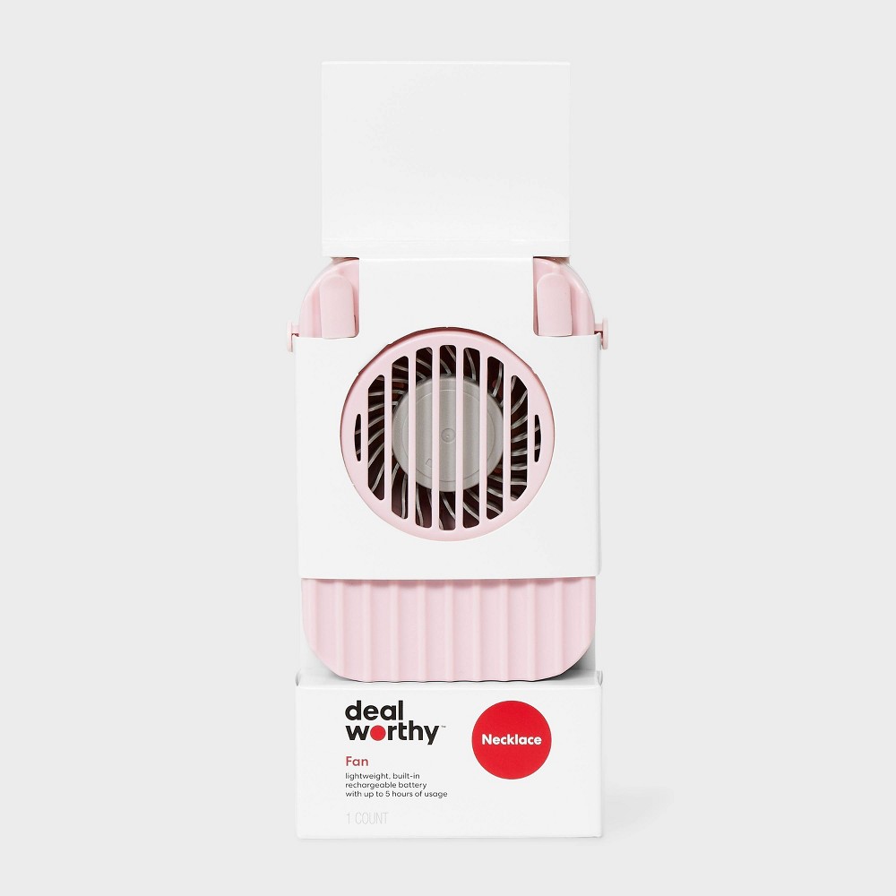 Necklace Fan Pink - Dealworthy™