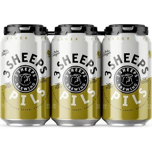 3 Sheeps Pilsner - 6pk / 12 fl oz Cans - 1 of 1