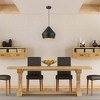 Novogratz X Globe Amara 1-Light Pendant Lighting with Matte Black Shade - Globe Electric: ETL Listed, Metal Body - 2 of 4