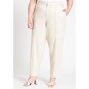 ELOQUII Women's Plus Size Pintuck Detail Linen Trouser - 3 of 4