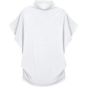 Coolmee Women's Short Sleeve Printed Tops Crew Neck Cute Knit Sweaters Vest Trendy Clothes Outfits - 1 of 4