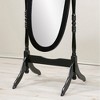 ALEXOUN 59.25 inches Wooden Floor Free Standing Mirror,Traditional Style Oval Dressing Cheval Mirror for Living Room Bedroom Cloakroom - 4 of 4