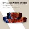 Boersma Fire and Water Basketball Soft Duvet Cover Set Twin Size 3pcs for Home Bedroom - 4 of 4