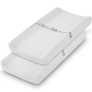 LISM 2-Pack 100% Cotton Changing Pad Covers Diaper Changing Pad Sheets - 1 of 4