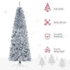 6' Tall Unlit Slim Douglas Fir Artificial Christmas Tree with Realistic Branches, and 618 Tips - 4 of 4