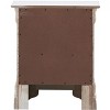 NicBex Nightstand with 2 Drawers Modern Bedside Table with Geometric Handles End Table for Bedroom, Living Room - 4 of 4
