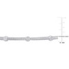 EVERLY JEWELRY | Sterling Silver 1/2 CT TGW Cubic Zirconia Twist Design Bangle, 7.5 inch - 2 of 4