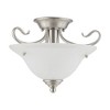 Livex Lighting Coronado 1 - Light Semi-Flush Mount in  Brushed Nickel - 2 of 4