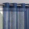 No. 918 1pc 59"x95" Emily Sheer Voile Grommet Curtain Panel Royal Blue - 2 of 4