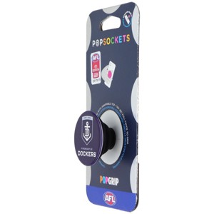 PopSockets PopGrip Expanding Stand Grip w/ Swappable Top - AFL Fremantle Dockers - 1 of 1