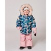 Deux par Deux Girl Two-Piece Baby Play Snowsuit Dusty Pink - 2 of 4
