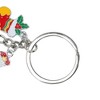 Unique Bargains Christmas Keychain Double Ring Zinc Alloy Multi-colored 1 Pc - 3 of 3