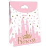 Big Dot of Happiness Little Princess Crown - Pink and Gold Princess Baby Shower or Birthday Gift Favor Bags - Party Goodie Boxes - Set of 12 - 3 of 4
