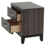 NicBex 2 Drawers Dresser for Bedroom,Chest of Drawers with Black Metal Handle Design,Modern Freestanding Dresser,Storage Dressers for Bedroom - 3 of 4