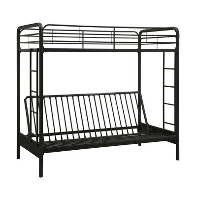 white metal futon bunk bed