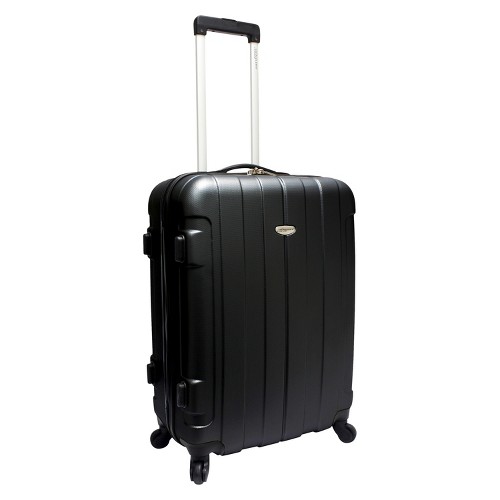 'Traveler's Choice Rome 25'' Suitcase - Black, Size: Small'