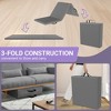 Gulches Tri-Fold Folding Exercise Mat with Carrying Handle for Mixed Martial Arts, Gymnastics and Home Gym Protecting Floor, 2 Inch Thick. - 3 of 4