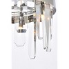 Elegant Lighting Serena 10 inch crystal round pendant in chrome - 4 of 4