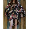 Women's Floral Walk Through Romper - ANGIE - 2 of 3