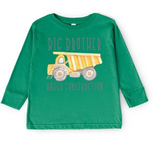 The Juniper Shop Big Brother Under Construction Toddler Long Sleeve Tee - 1 of 4