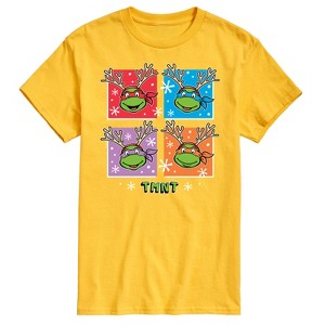 Men's - Teenage Mutant Ninja Turtles - Reindeer Turtles Short Sleeve Graphic T-Shirt - 1 of 4