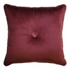 Edie@Home 20"x20" Oversize Delmonico Chenille Square Throw Pillow Blush: Textured, Velvet Back, Sewn Closure - 3 of 4